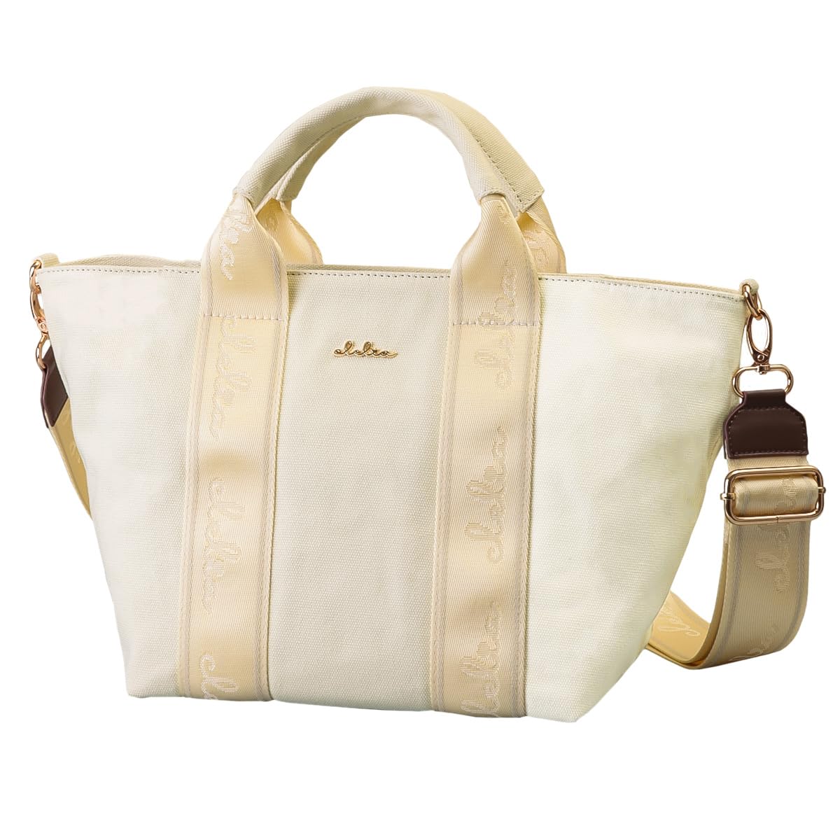 

Shoulder bag for Serena series [Clelia] women, canvas, crossbody, boat-shaped, 2-way, handbag, [CL-25021] (Silky white)