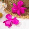 Pleated Large Flower Earrings Irregular Ear Accessories Exaggerated Flower Earrings  Party