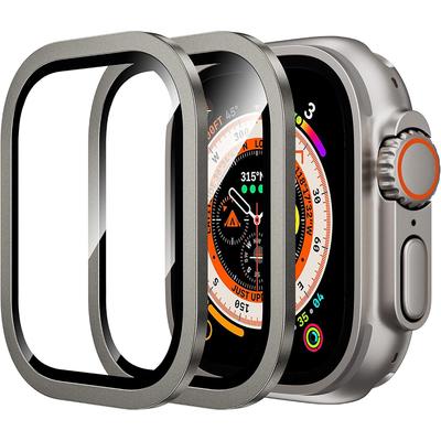 Husă de protecție a ecranului din sticlă securizată cu acoperire completă din titan pentru Iwatch Apple Watch Ultra 2 Ultra2 49 mm 49 mm Accesorii de protecție pentru folie de protecție
