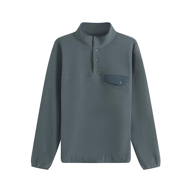 

Уютный флисовый пуловер для пары: Модная осенне-зимняя куртка из овечьей шерсти 2XL