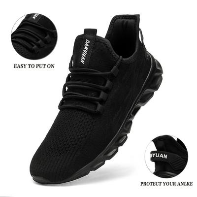 Fashion Fujeak Plus Size 40-46 Casual Sneakers Lightweight Running Shoes for Men Non-slip Footwear Breathable Trendy Comfort Soft Flats