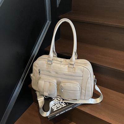 Sac grande capacité femme été nouveau rétro sac bandoulière décontracté épaule trajet portable sac coussin