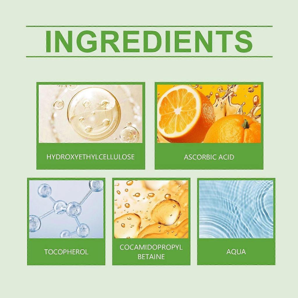 Limited time!!Viareline Vitamin C Foam Facial Cleanser Gently Cleanses The Skin, Making It Moist And Smooth For Daily Facial Care