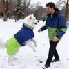 Jaqueta acolchoada de algodão para animais de estimação gola alta veludo algodão colete de algodão para cachorro jaqueta refletora à prova d'água e à prova de frio roupas para cachorro
