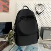 Schoolbag1011 New College Style Schoolbag Japanese Solid Color Large Capacity Backpack Flash Male and Female College Students Simple Backpack