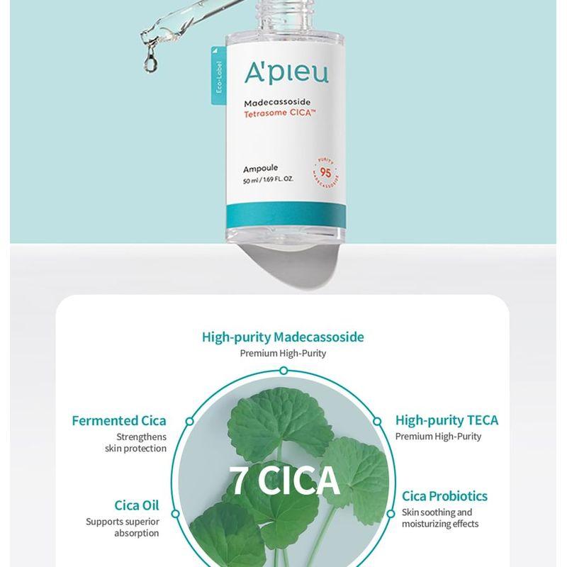 A'PIEU Madecassoside Tetrasome CICA Ampoule Jumbo