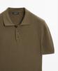 Masimodutti 100% Cotton Textured Knit Jersey Polo
