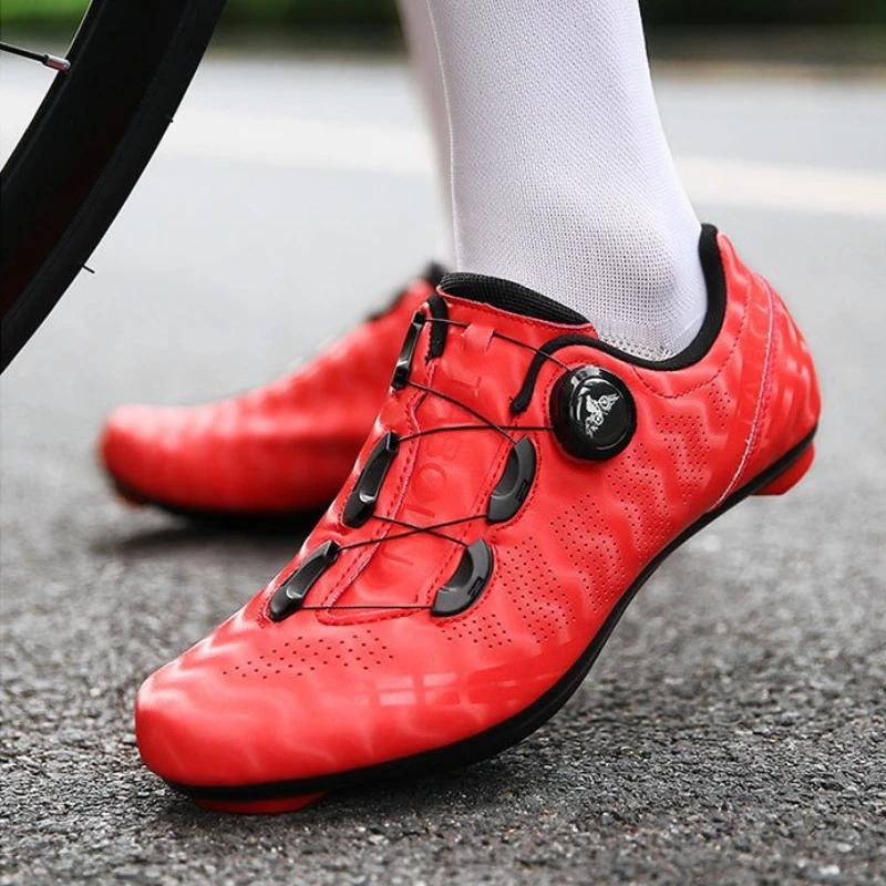 Road bicycle shoes Mtb Men Racing Bike Shoes Self-Locking Speed Bicycle Sneakers Mountain Road Cycling Footwear Women Spd Cleats