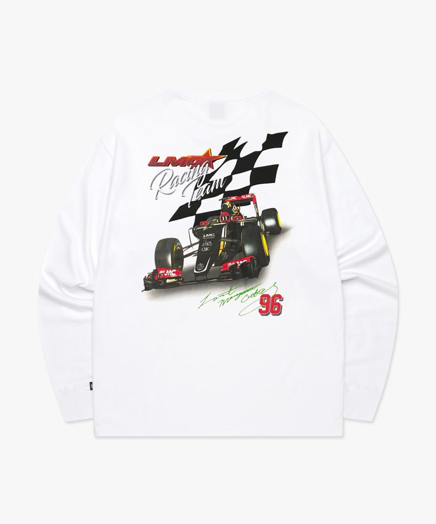 LMC Racing Team Long Slv Tee White