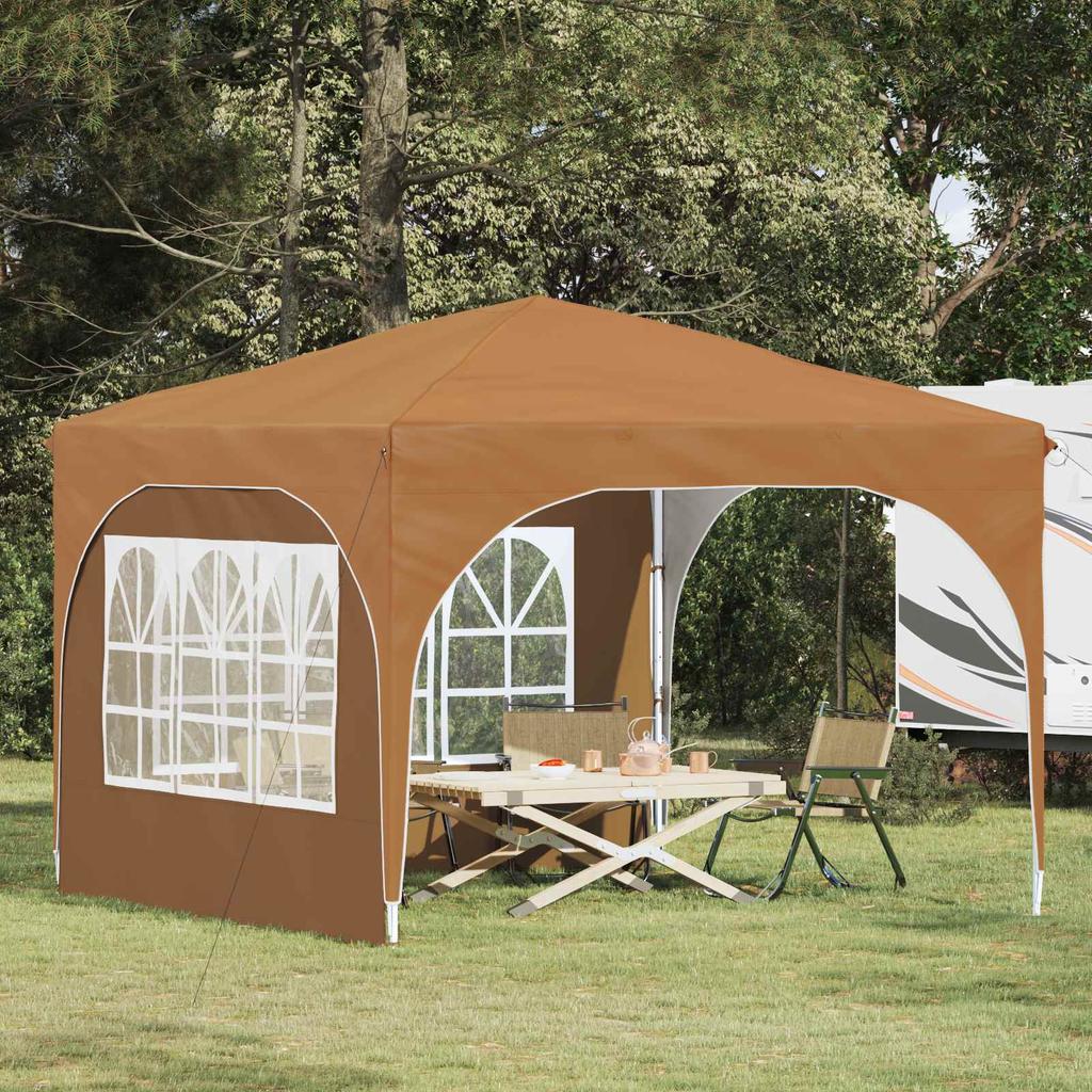 Pop Up Party Tent 290 X 290 X 245 Cm Beige
