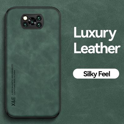 Pro Xiaomi Poco X3 Pro Pouzdro Kožené Auto Magnetický Držák Zadní Kryt Pro Poko Little Pocco X3 X 3 Pro NFC PocoX3 Měkká Pouzdra na Telefon