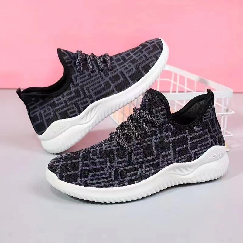 Coconut sneakers cloth shoes breathable fly weaving casual platform running coconut shoes