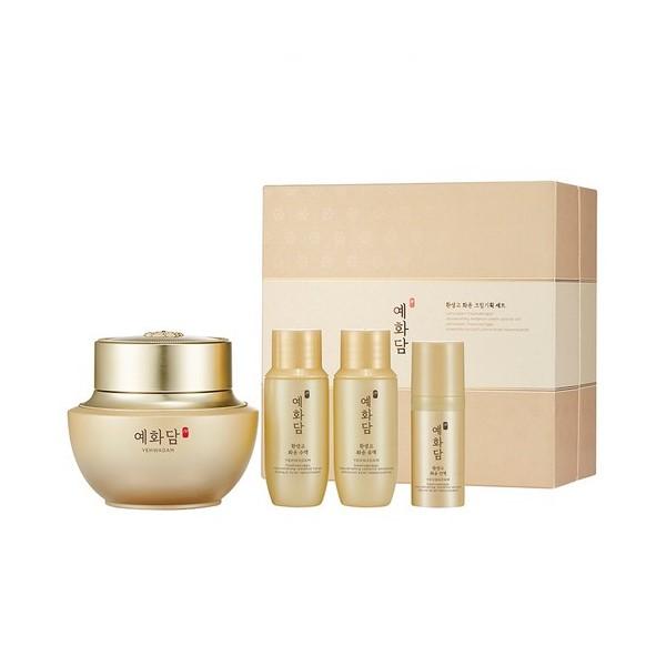The Face Shop Yehwadam Hwansaenggo Hwayun Cream Special Set (Hwayun Cream 50ml + (Gift: Toner 32ml + Emulsion 32ml + Essence 10ml))