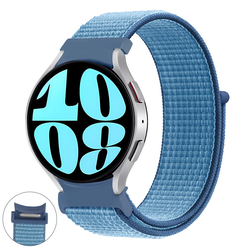 No gaps Band For Samsung Galaxy Watch 6 4 Classic 5 pro 44mm 40mm 47mm 43mm nylon loop bracelet correa Galaxy Watch 4 20mm Strap