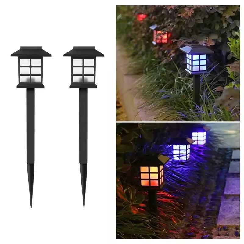 2/4/6Pcs Solar LED Pathway Lights Outdoor Waterproof Walkway Garden Decor Street Lamp for Landscape Yard Patio Driveway