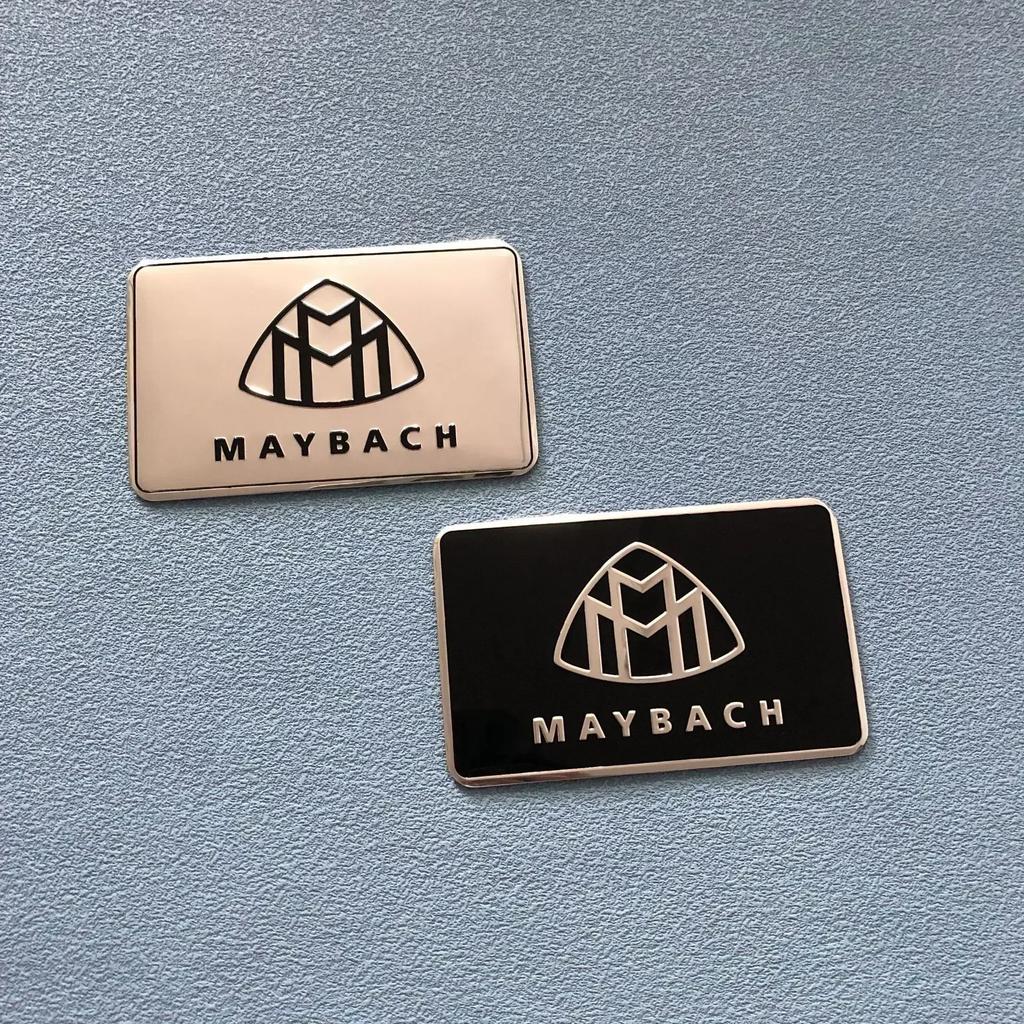 1Pcs Car Badge Aluminum Sticker Accessories For Mercedes Benz AMG Brabus Maybach Smart W204 GLC CLA GLK W205 W203 W206 W108 W124 BC2