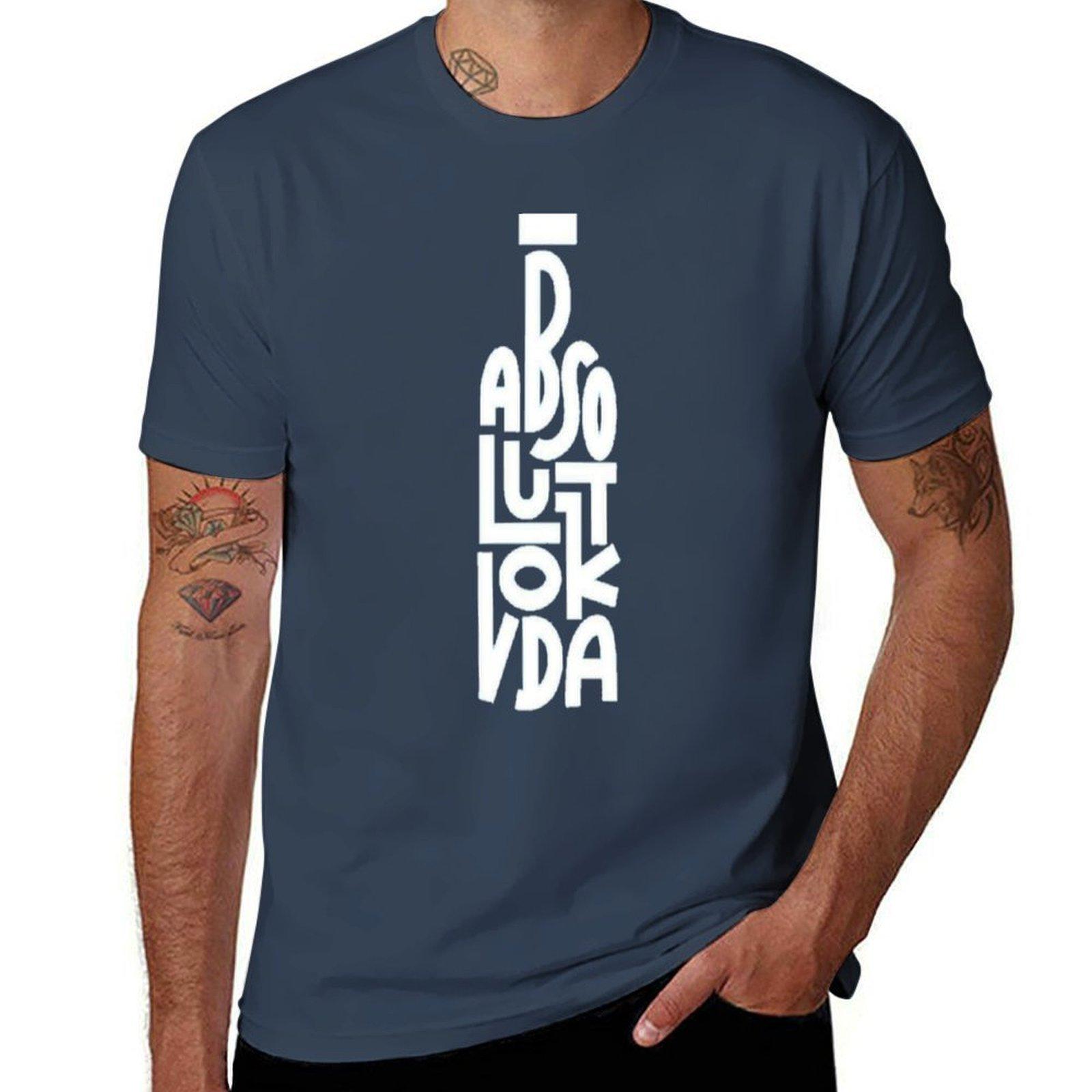 Absolute Vodka Tshirt Quick Dry Sports Short Sleeve Tee S
