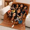 Music A-Aaliyah Throw High-Density Short Plush Blanket Soft Skin-Friendly for Sofa Nap Air-Conditioned Room