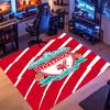 1pc Liverpool FC logo Entrance Mat, Non-Slip Mat Area Rug,Room Decor, Outdoor Decor, Kitchen Rug,Doormat - Machine Washable, Easy to Clean