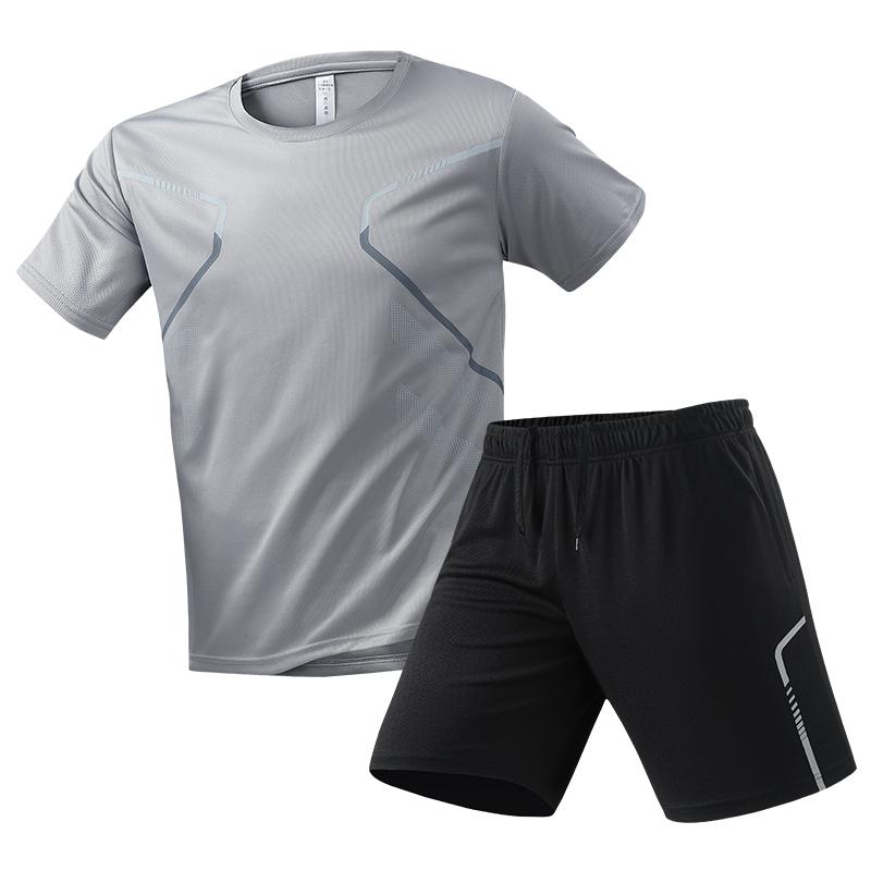Summer Set Men's Casual Sports Short Sleeved Set Men's Two-piece Set