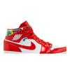Air Jordan 1 Mid SE 'Barcelona Sweater' (Unisex) Chile Red / White / Pollen Vintage Basketball Shoes DC7294 600