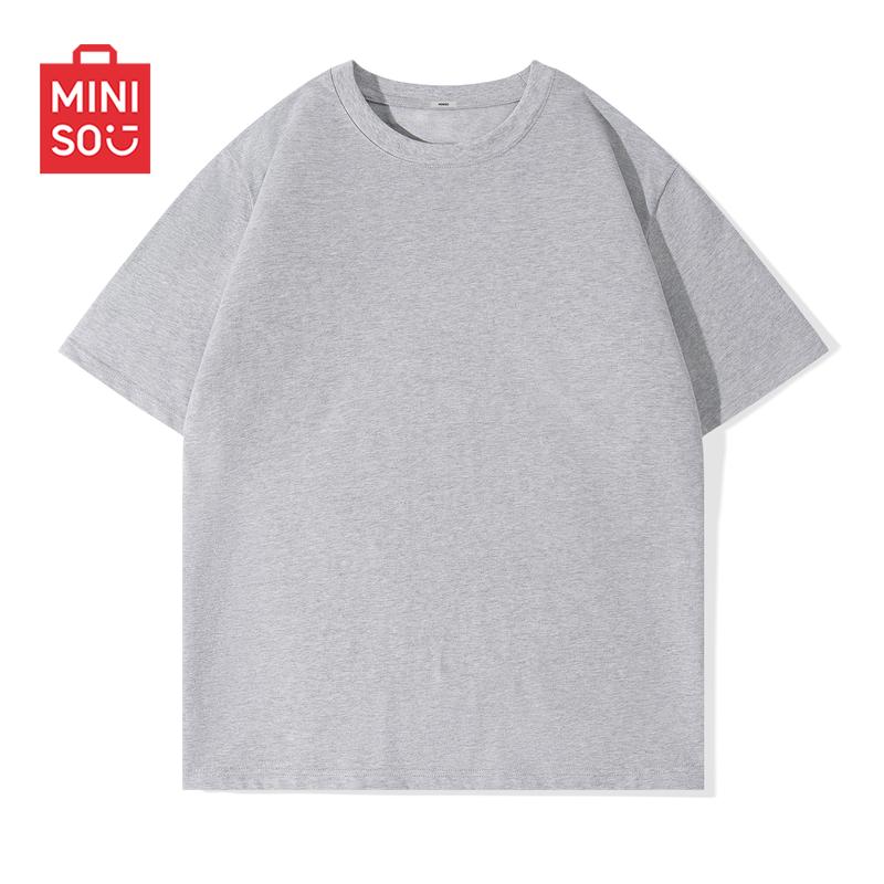 MINISO Men's Pure Cotton Short Sleeve T-Shirt