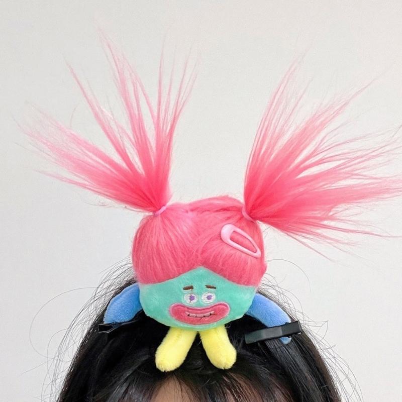 2 Stück Niedliches und Cartoon-Gesichtswasch-Haarband Lustiges Stirnband Haargummi Haarband Haaraccessoires für Frauen