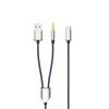 Two-in-one Type-C to USB A 3.5mm Car Stereo Aux Headphone Cable 2 in 1 Connection Wire Line for USB C PhonesTablets