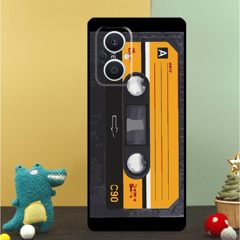 Retro VHS Tape Case For OPPO Reno 15 15F 14 13 12 11 10 Pro 14F 13F 12F 11F 8T OPPO Find X9 X8 X6 Pro Cover