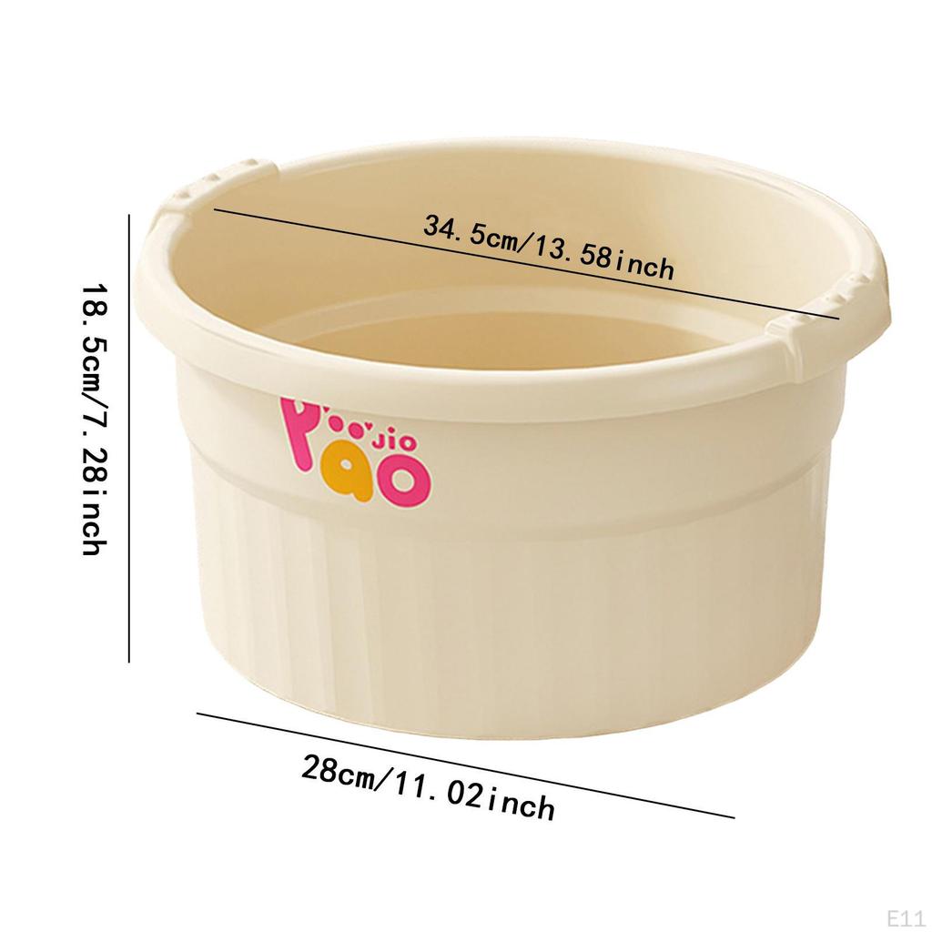 Foot Bath Tub Convenient Sturdy Bathing Bucket for Household Soaking Feet Toe Nails and Ankles