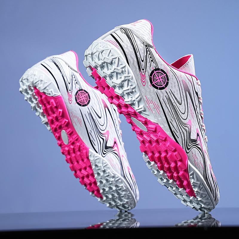 Shattered Spikes Children's Football Shoes Boys and Girls Professional Training Track and Field Competitions Running Students Sneakers