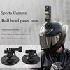 Flexible Adhesive Helmet Mount Base With 360 Swivels Ball Head For Secure Mounting On Various Surfaces