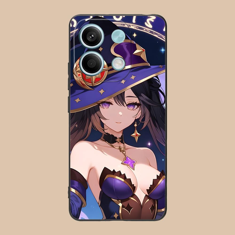 Game GI Mona Matte TPU Mobile Phone Case for POCO M7 M6 M5 M4 M3 X7 X6 X5 X4 X3 Pro GT 5G Colorful Printing Cover