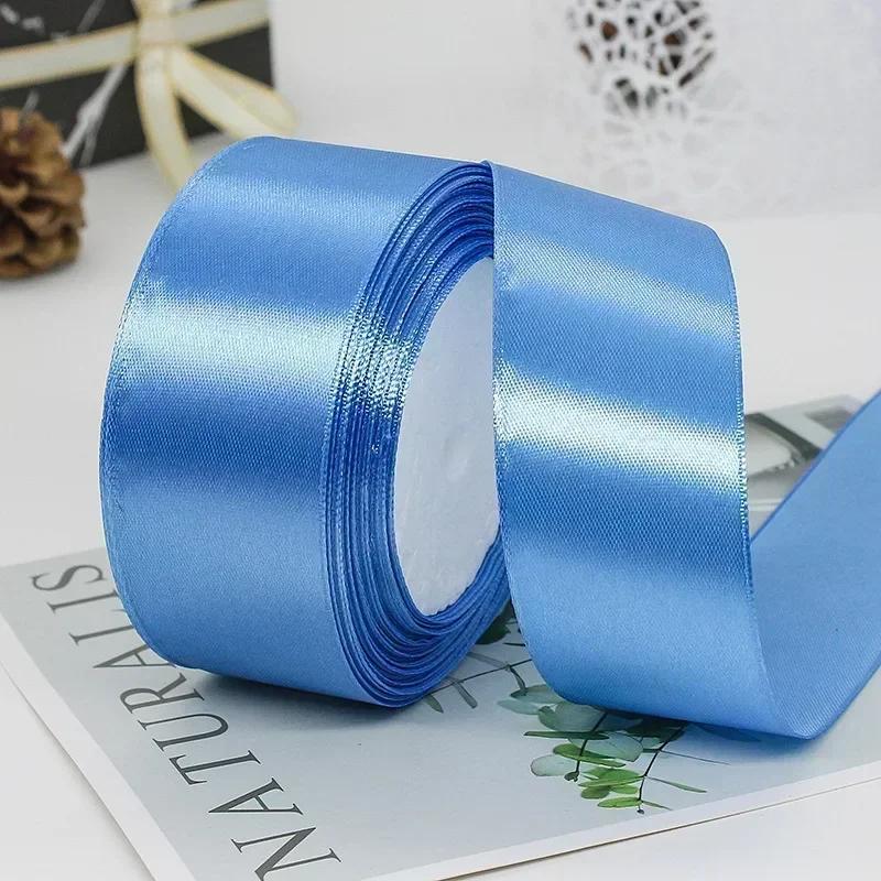 1 Volume 22 Meters Silk Satin Ribbons for Crafts Bow Handmade DIY Gift Wrap Party Wedding Decorative 6/10/15/20/25/40/50mm Tape