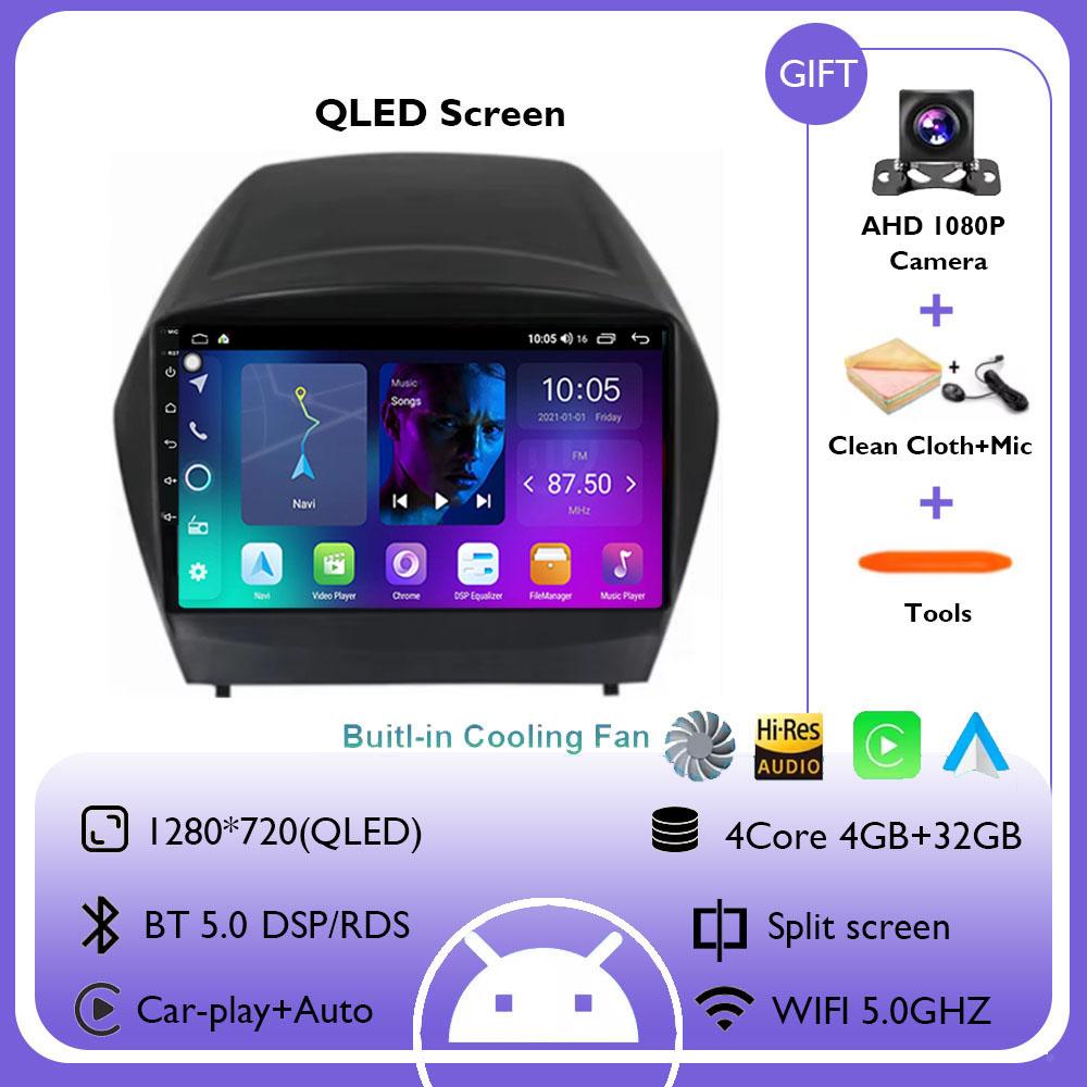 

9Inch Android 14 Carplay Auto Car Radio Multimedia Player For Hyundai Tucson 2 LM IX35 2009-2015 Autoradio GPS Stereo Head Unit