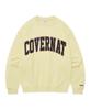 COVERNAT Arch Logo Drop Fit Sweatshirt Light Yellow