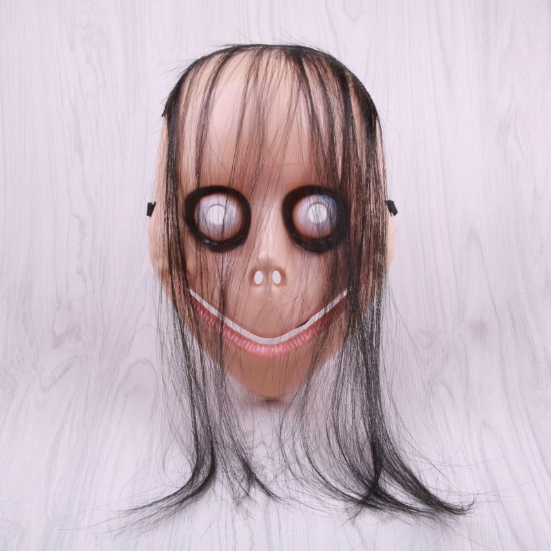 1pc, horror mask, creepy Halloween latex mask, role play costume for kids and adults