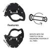 Blocage d'accélérateur Universel en Acier Inoxydable Régulateur de Vitesse Universel Blocage d'Accélérateur de Guidon de Moto Assistance Kit Supérieur / Kit Inférieur
