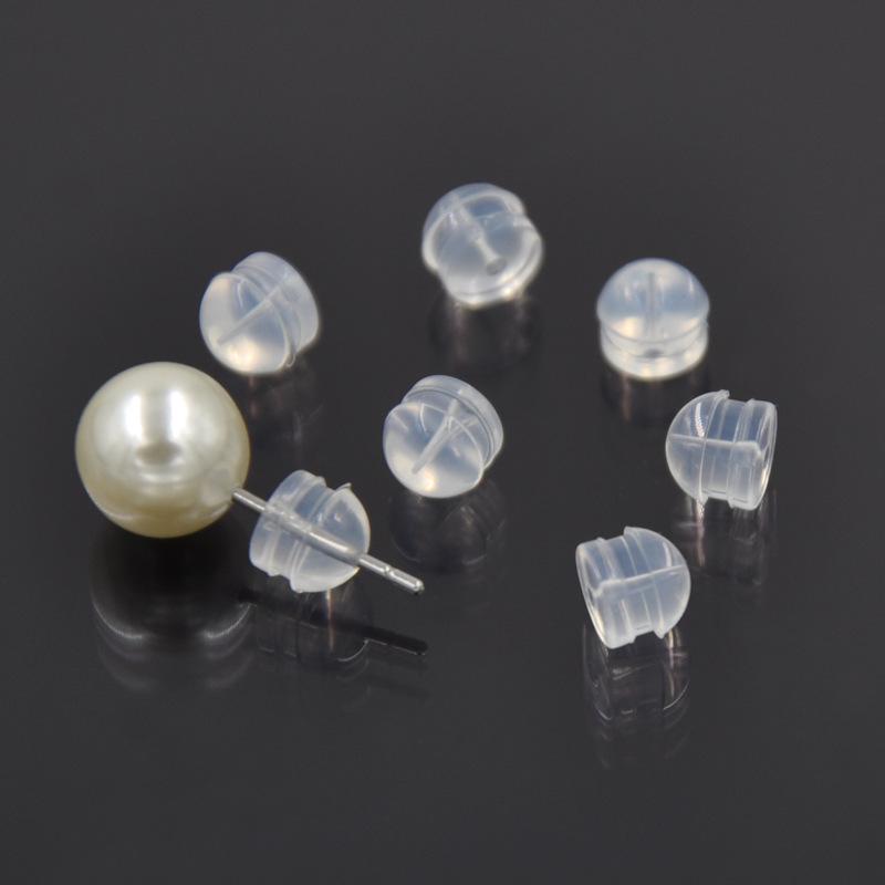 DIY Silicone Earring Backs: Japanese & Korean Styles, Transparent Plastic Earplugs