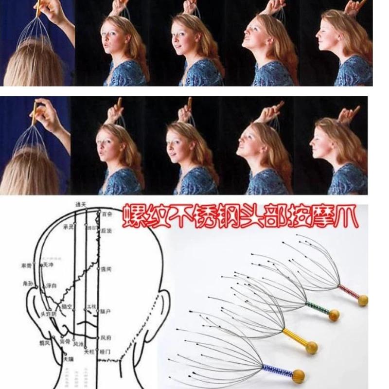Able Steel Wire Head Massager for Hair Growth and Octopus Scalp Massage To Relieve Fatigue and Relax The Head