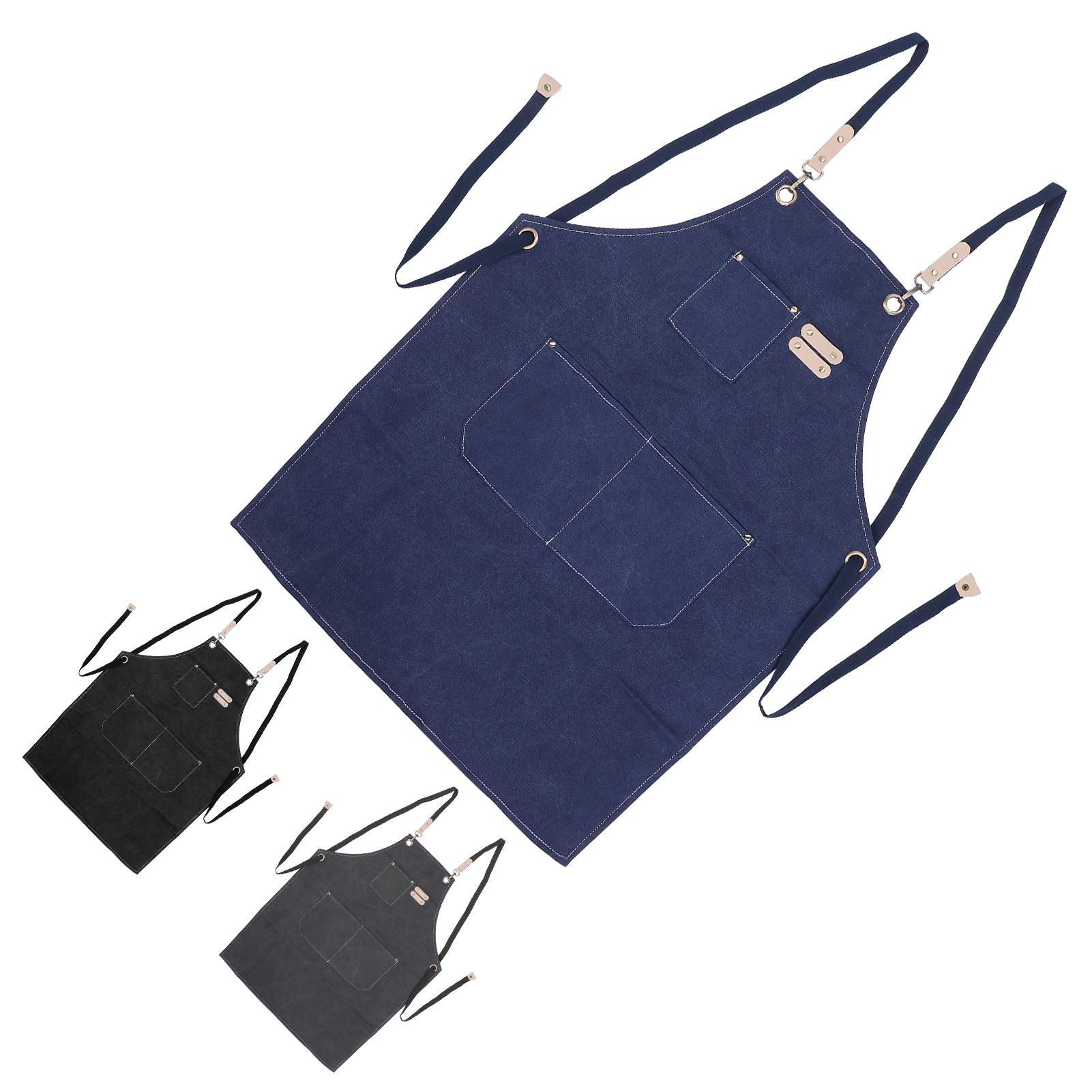 Фартук из хлопкового полотна с регулируемой спинкой — фото 7