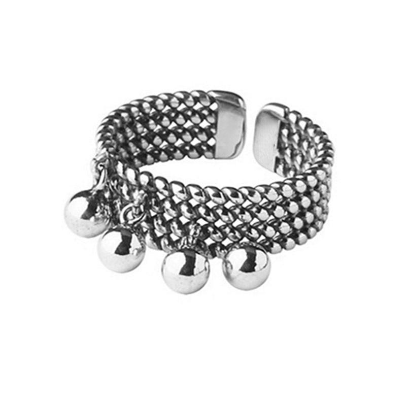 

Винтажные кольца в стиле панк, новые модные креативные бусины, кулон с кисточками, геометрические вечерние украшения, подарки для женщин чёрный