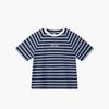 MQD Boys' College Style Striped Short Sleeve T-Shirt