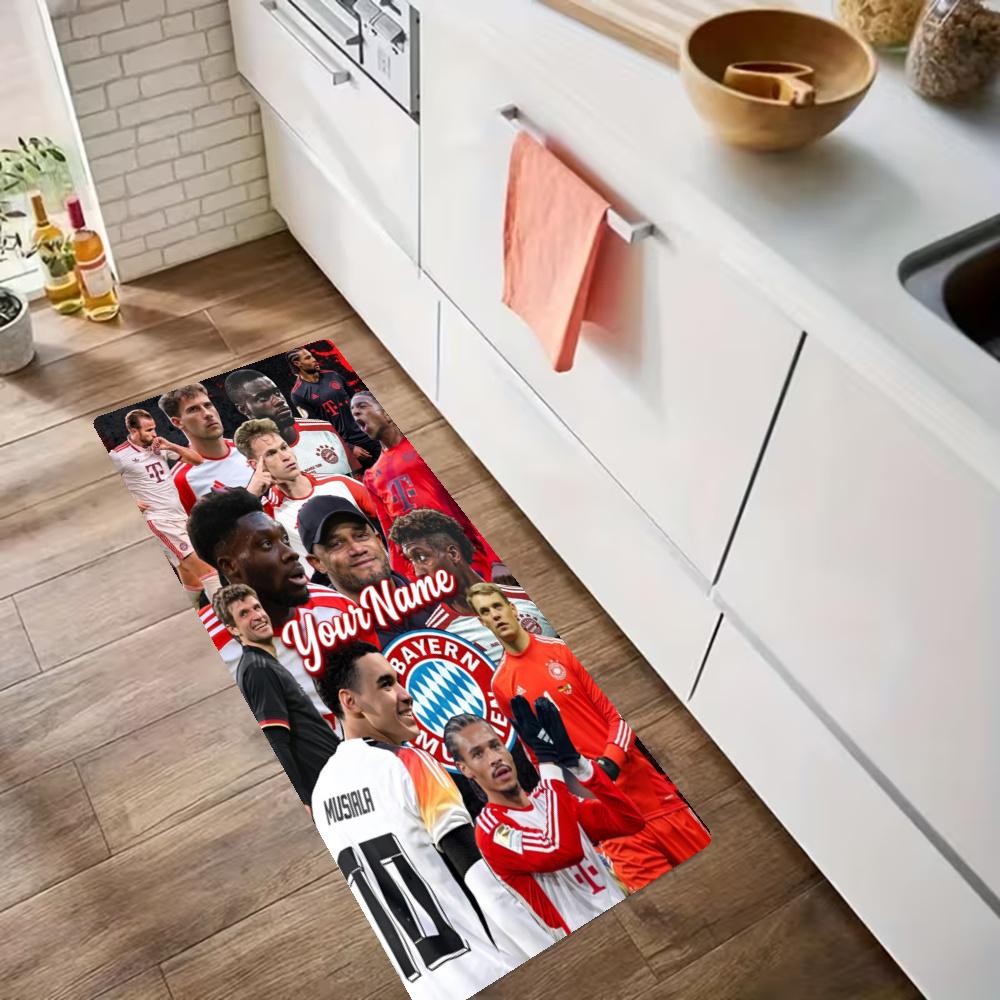Bayern Munich Customize Your Name Kitchen Rug Runner Rug Laundry Mat Hallway Entryway The Best Gift Choice