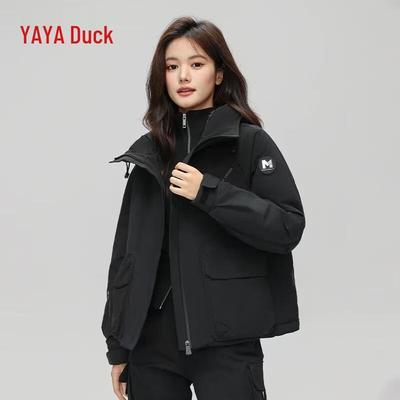 Yaya Women's Short Hooded Winter Down Jacket