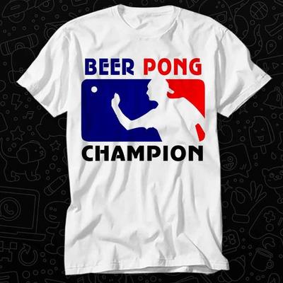 Beer Pong Kampioen Pub Spel Online Gaming Esport T-shirt 408