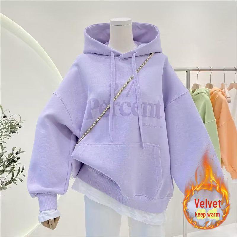 

Толстовка с капюшоном для девочек 2023 года — стильный повседневный топ на весну/осень для детей 150cm