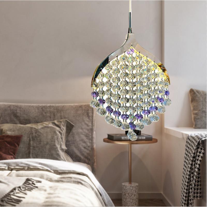 Modern Style Crystal Bedroom Bedside Chandelier