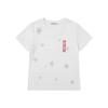 American Retro Gothic Star V-neck Short-sleeved T-shirt Women's Summer New Versatile Loose and Thin Top