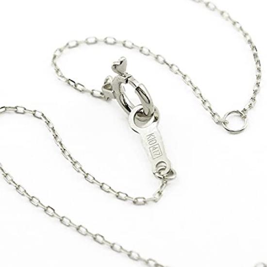 K10 White Gold Diamond Heart Necklace [Bloom] 0442-8459-0017-0000